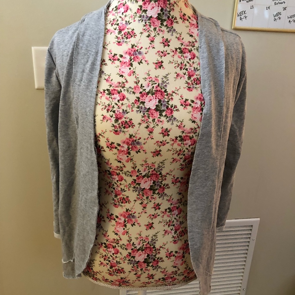 Boutique Grey Cardigan
